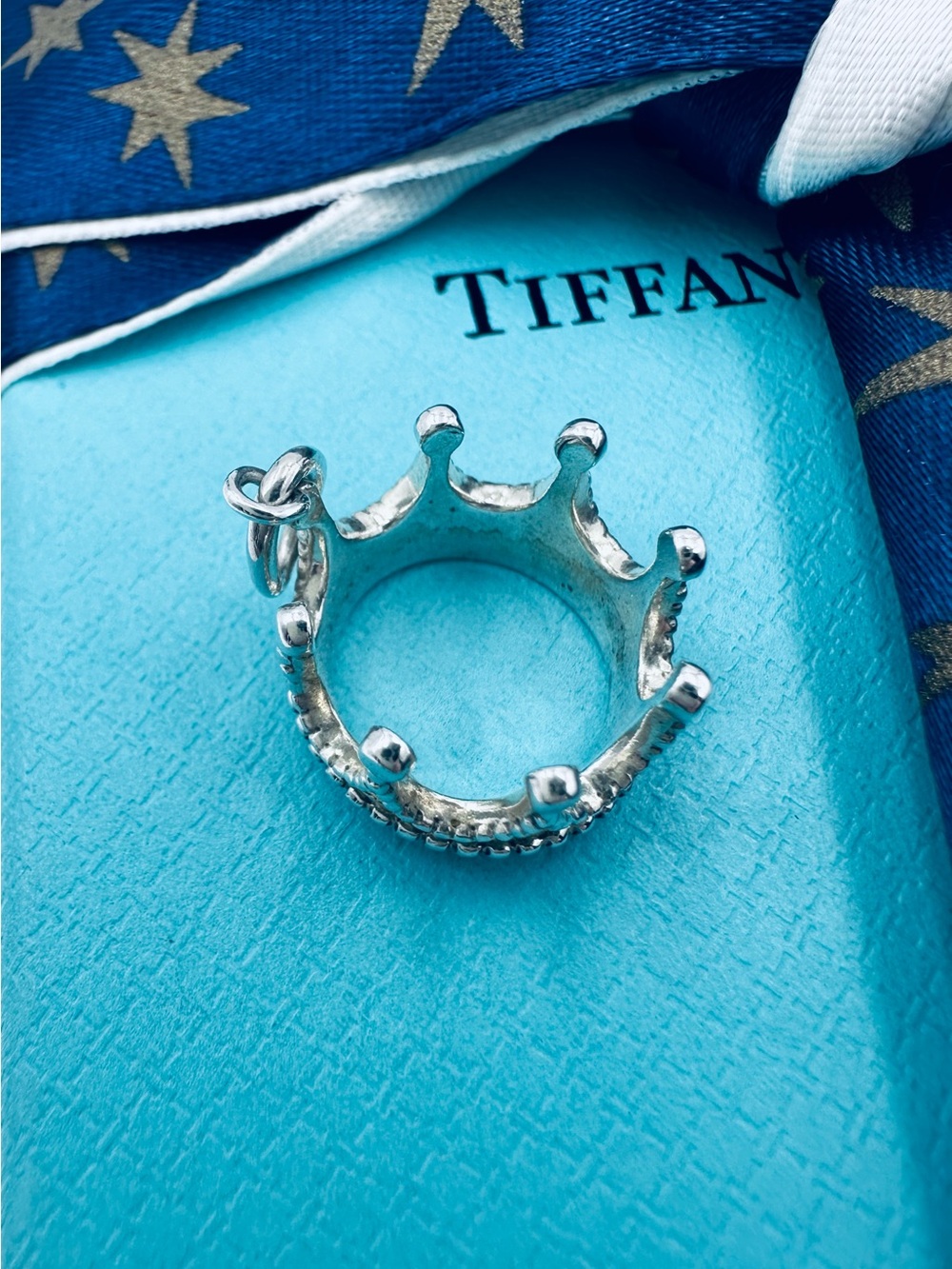 Tiffany & Co. Crown Charm for Bracelet or Necklace in Sterling Silver - Picture 5 of 7